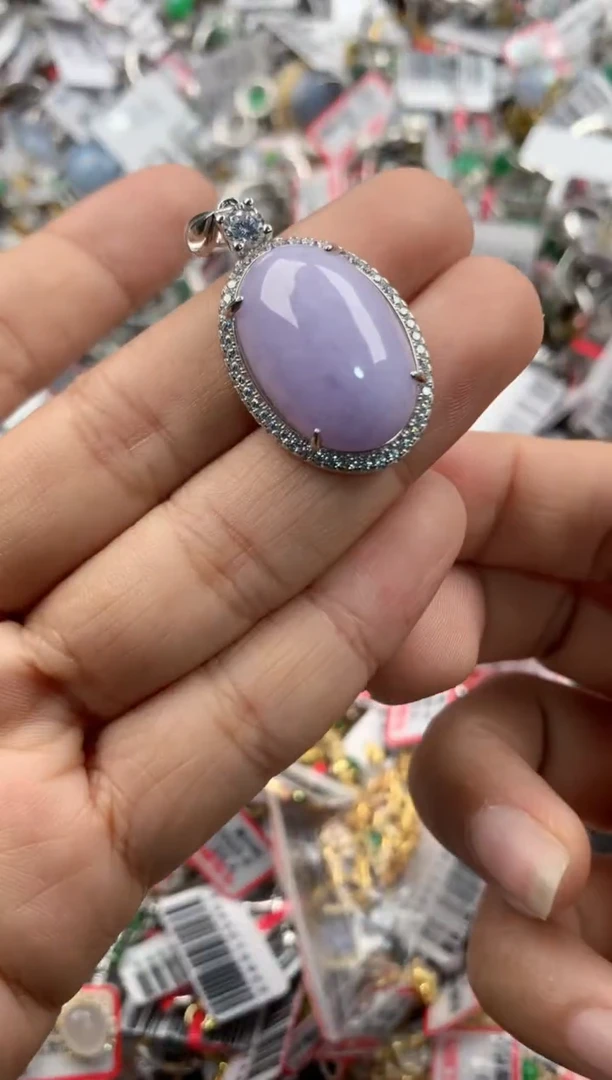 银S925镶嵌戒指翡翠111                9