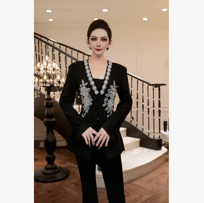 【FUNANI】 轻奢法式高级感重工原创设计感 上衣 X2530454