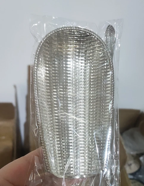 th银色编织合金茶则