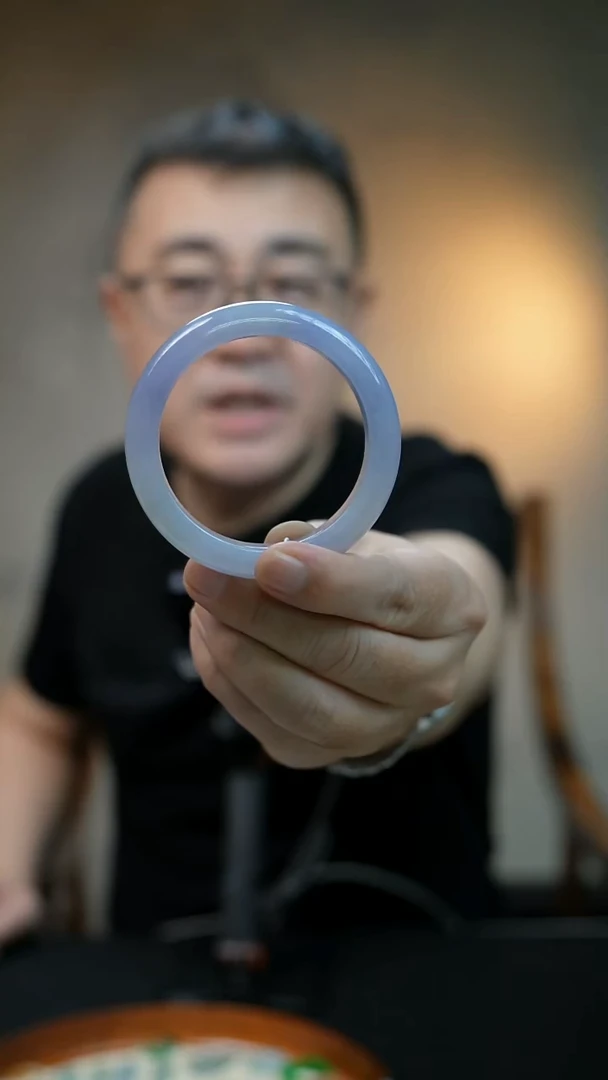 未镶嵌手镯翡翠14号-55.5糯化正圈/D/2