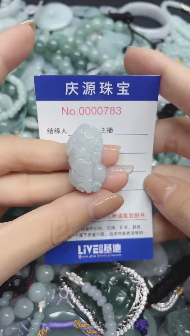 翡翠未镶嵌颈饰298