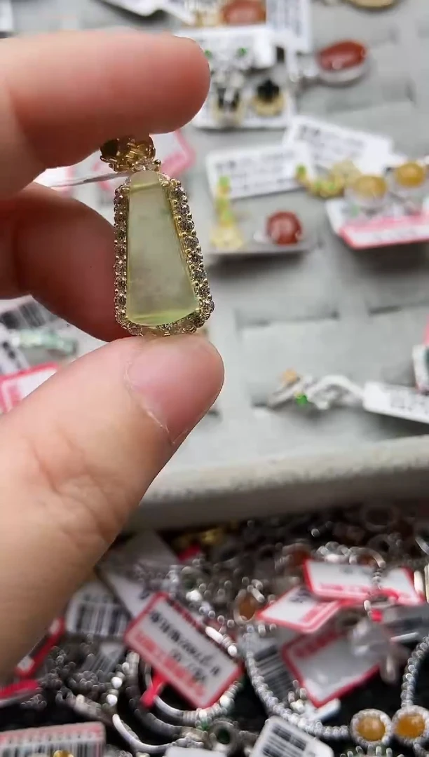 【闪购商品】翡翠戒指银S925镶嵌11111111-6