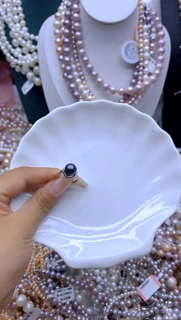 戒指未镶嵌淡水珍珠珍珠戒指