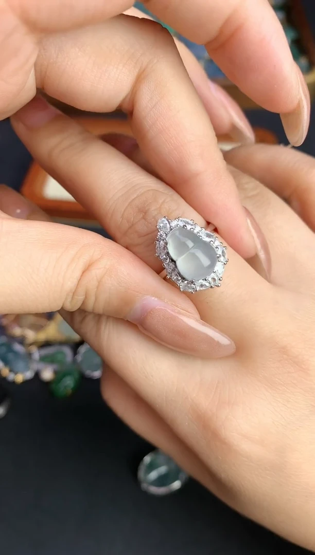 颈饰银S925镶嵌翡翠?*甜202211212