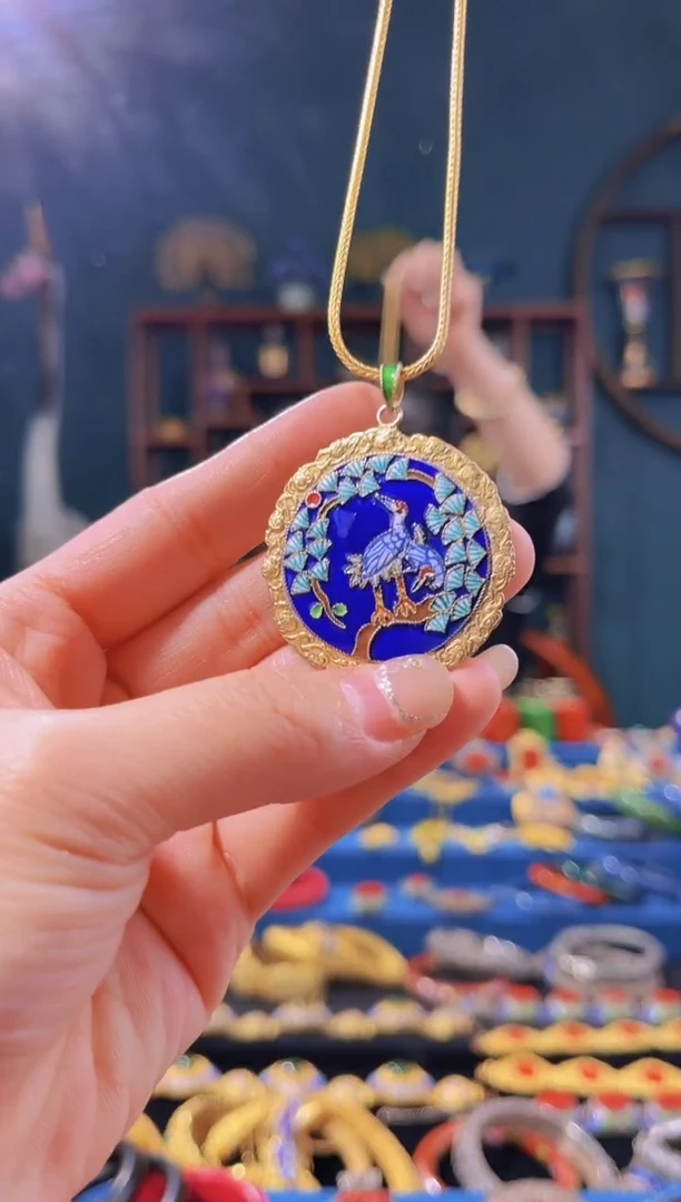 【闪购商品】非遗技艺 景泰蓝吊坠