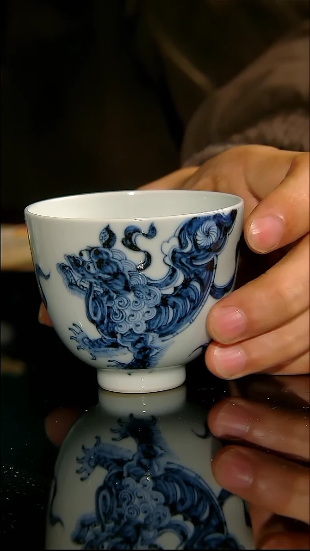 杯子瓷景德镇手工手绘茶器