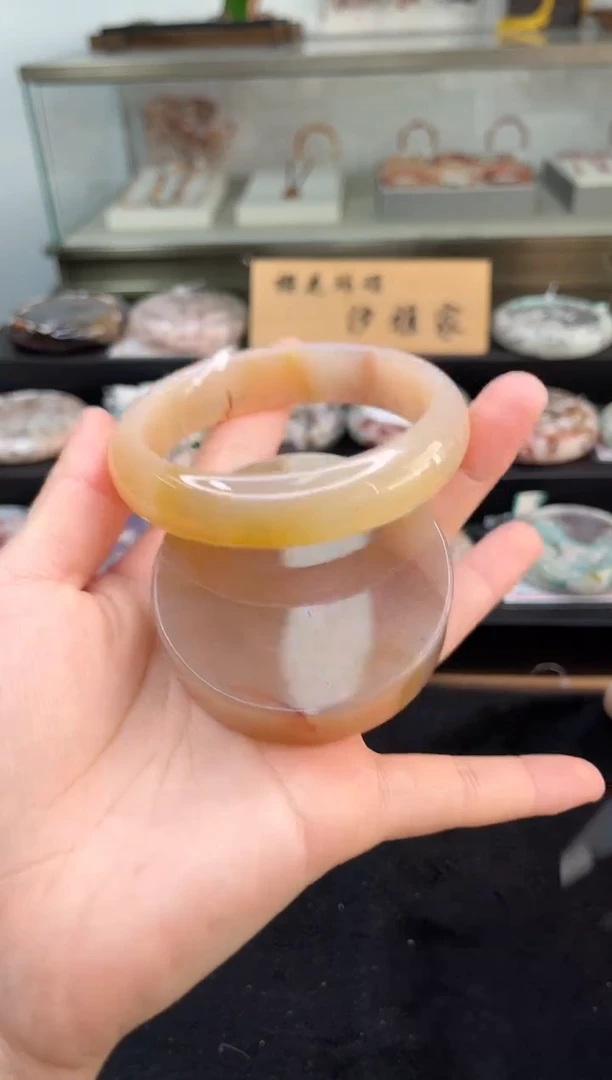 未镶嵌手镯石英质玉63圈口(赠品镯心)3889352