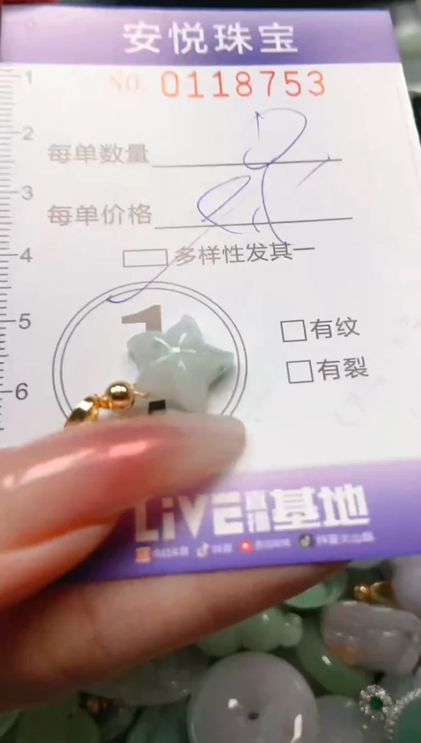 【闪购商品】翡翠颈饰未镶嵌闪购0118753多样性发其一