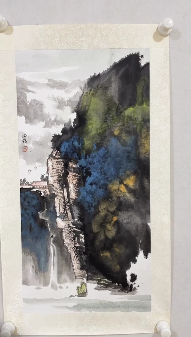 国画Y-范德俊老师绘画作品-2平尺（带荣宝斋宁波证书）