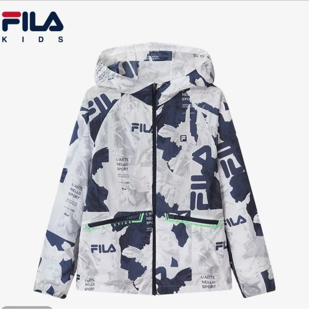 FILAKIDS斐乐儿童【运动型格】男大童轻薄运动外套K12B423711