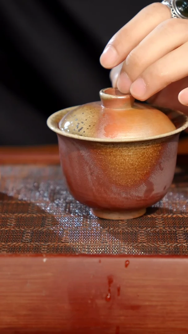 陶瓷奢瓷/瑞寅柴烧茶器（盖碗）539