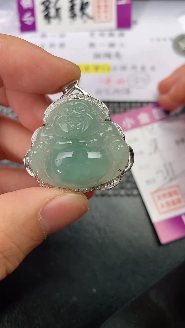 颈饰银S925镶嵌翡翠✨***s299