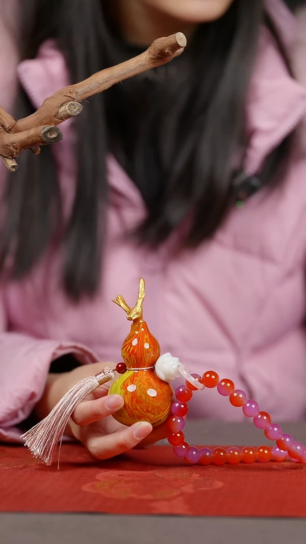 【闪购商品】1925号葫芦摆件车挂手持