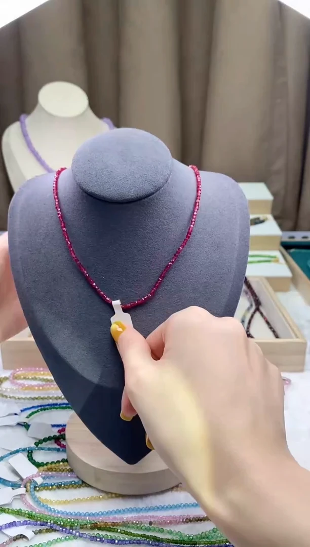 【闪购商品】红宝石项链14K金镶嵌诗颜甄选珠宝SYZB63