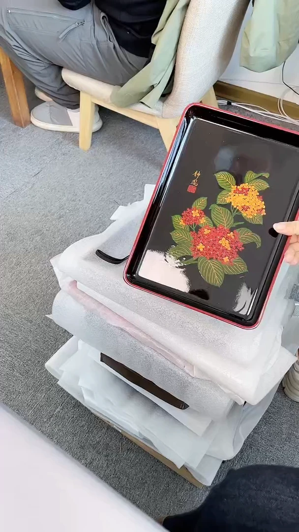 【闪购商品】盘日产大漆盘一 一一