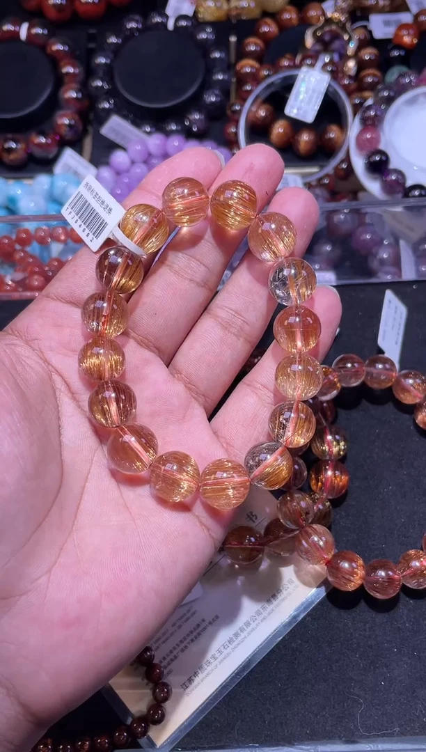 未镶嵌手链水晶炽**心铜发晶手链