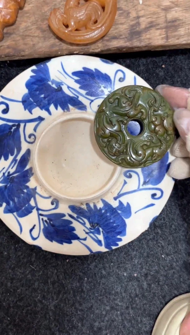 瓷片手工，手绘，瓷器1