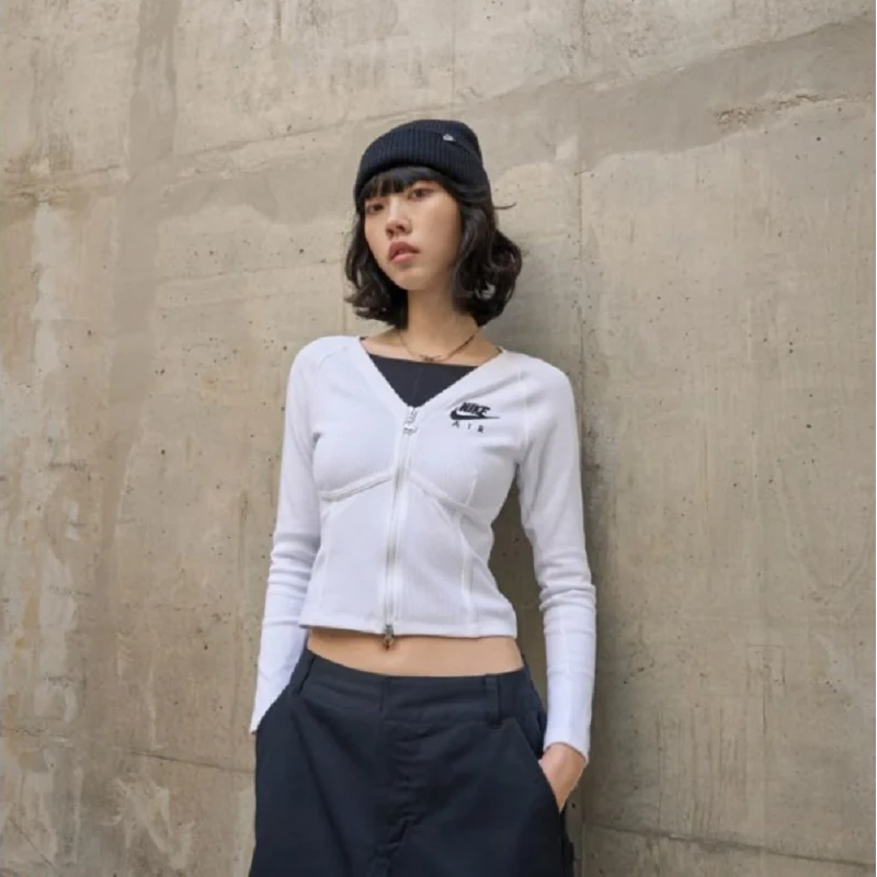 NIKE/耐克女款显瘦时尚修身鱼骨衣春秋运动休闲长袖FD2377100