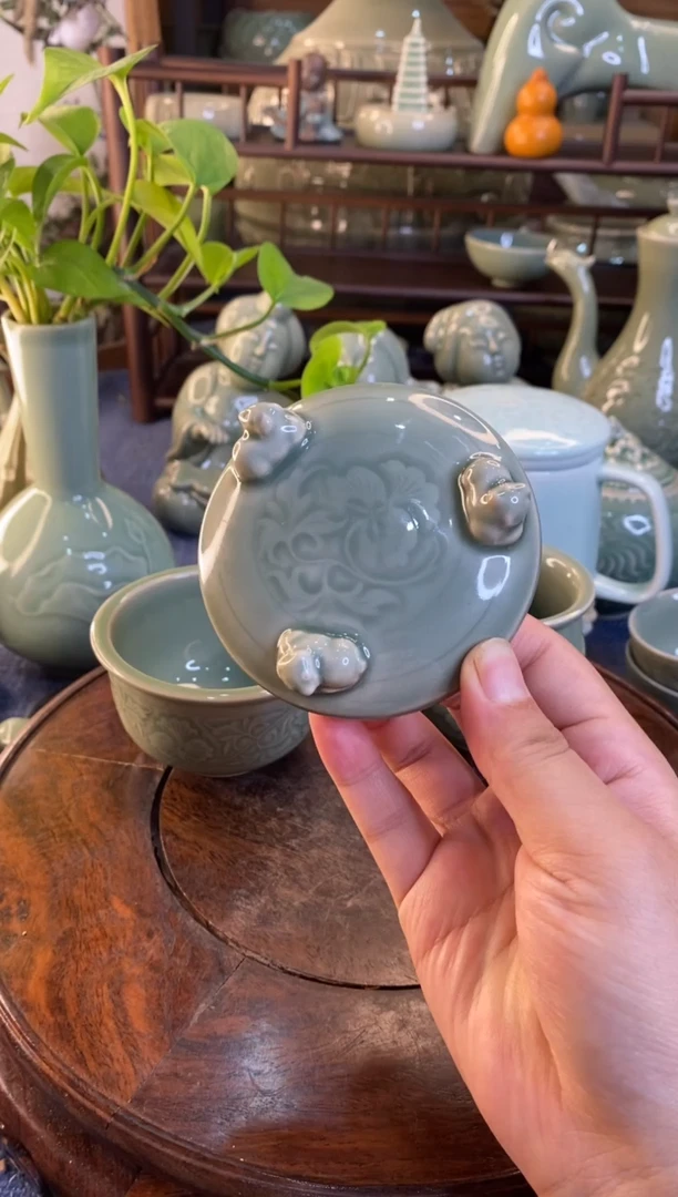 XG001 观复 镂空办公杯 盖子（不含杯）1只