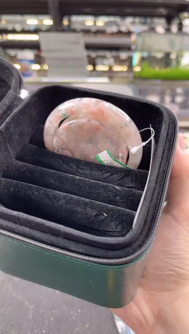 未镶嵌手镯石英质玉瑾圈口 （赠品镯心）