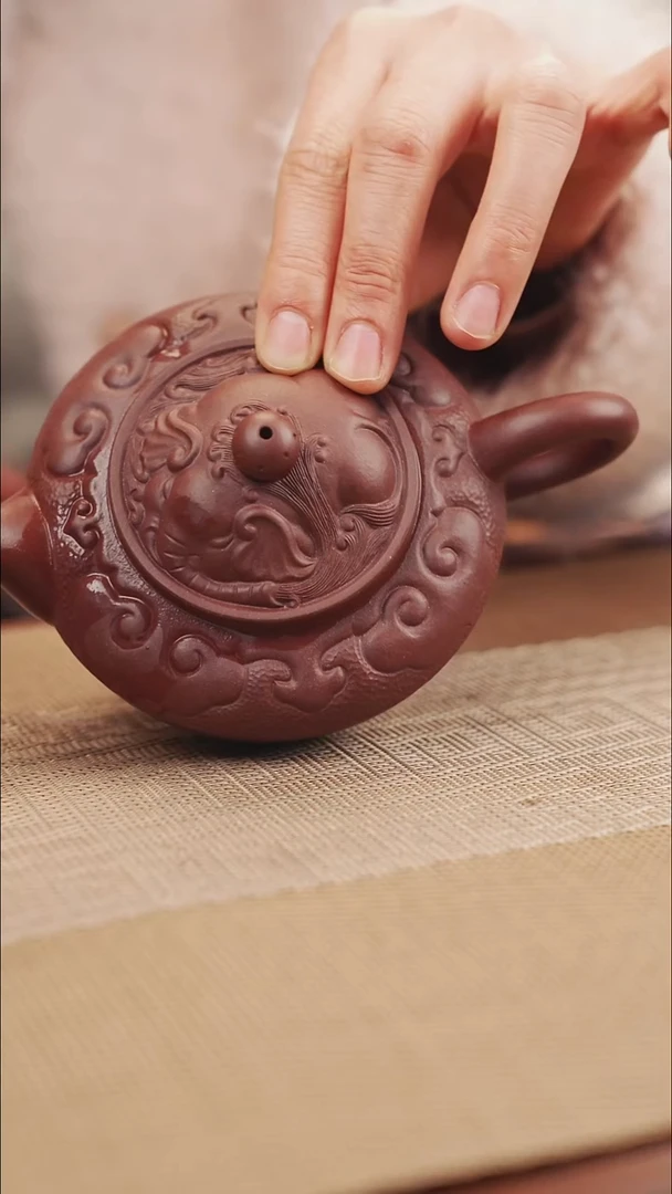 原矿老紫泥吉祥如意15