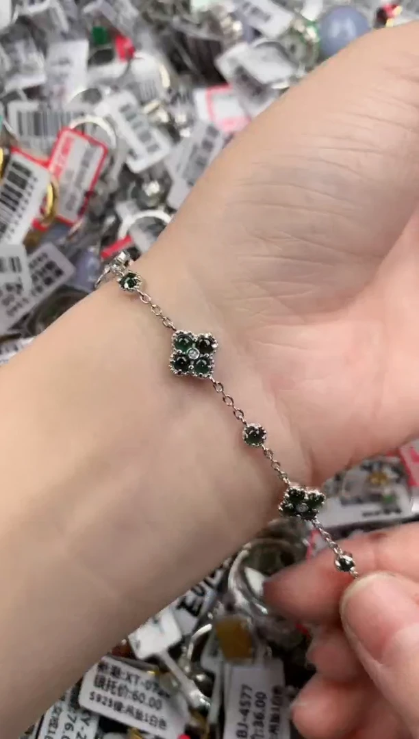 银S925镶嵌戒指翡翠11      10