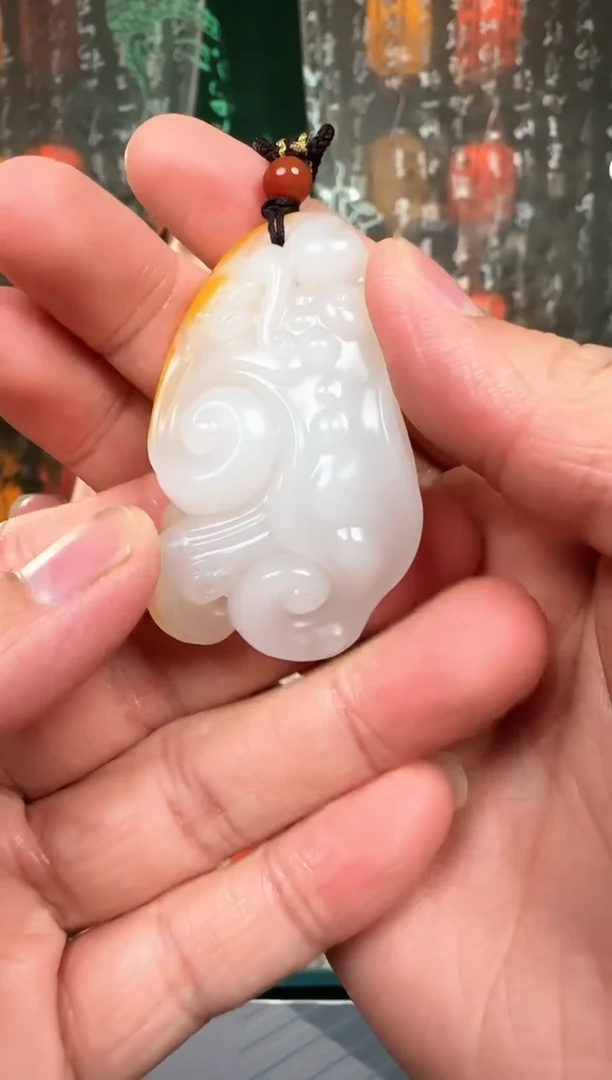 和田玉未镶嵌挂件和田玉