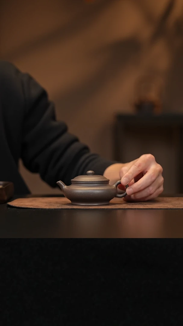 【闪购商品】紫砂茶壶允禾斋 天青 大蕴虚扁