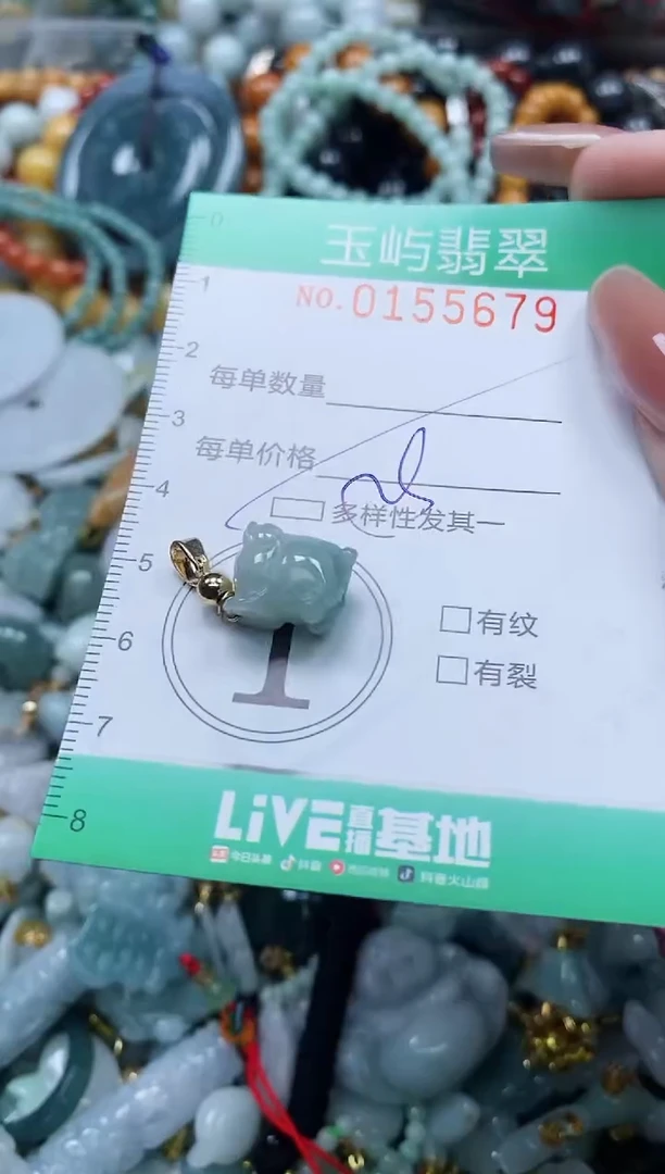 翡翠未镶嵌颈饰闪购0155679多样性发其一