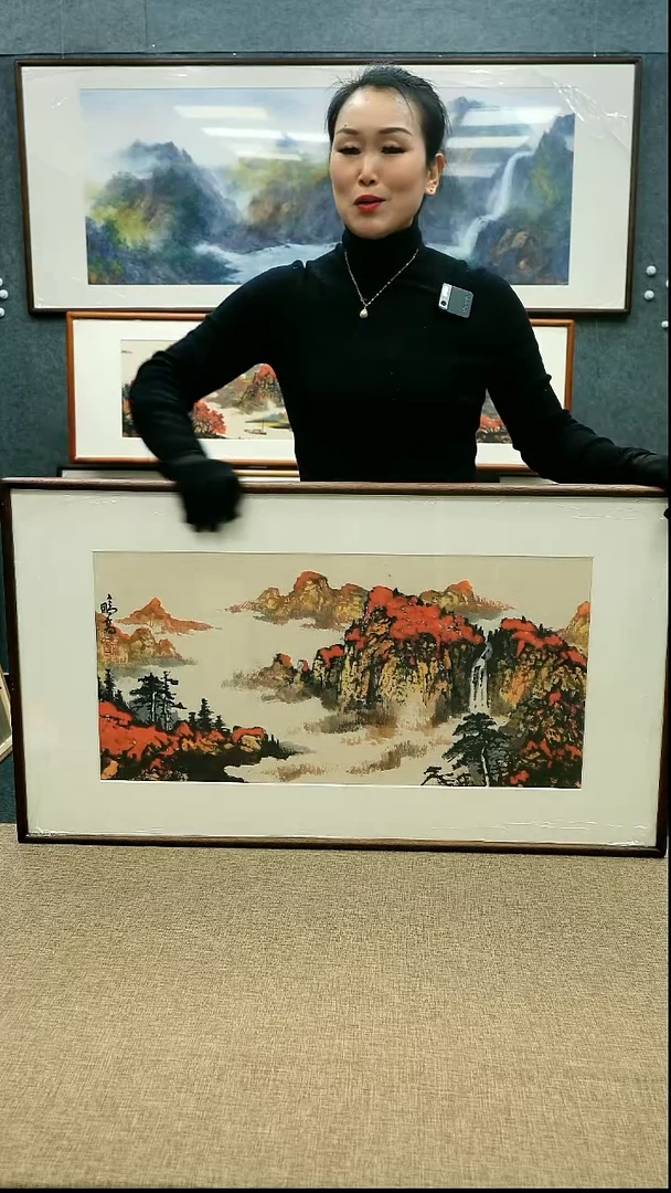 【闪购商品】国画94/唐鹏高92*52带框