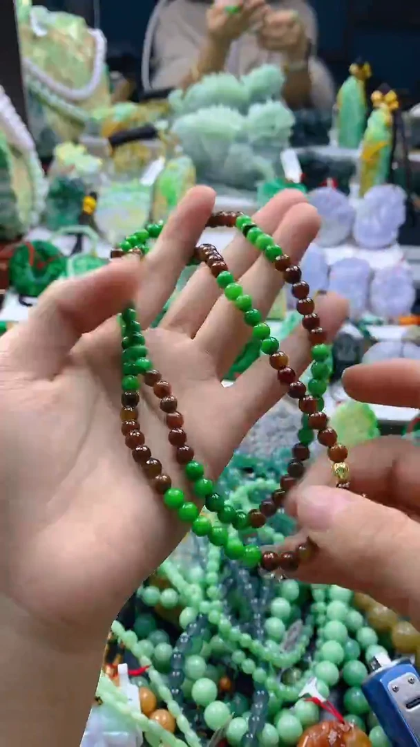 颈饰银S925镶嵌翡翠天然缅甸a货翡翠