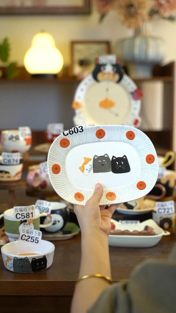 摆件C603 阿满屋手工手作陶瓷