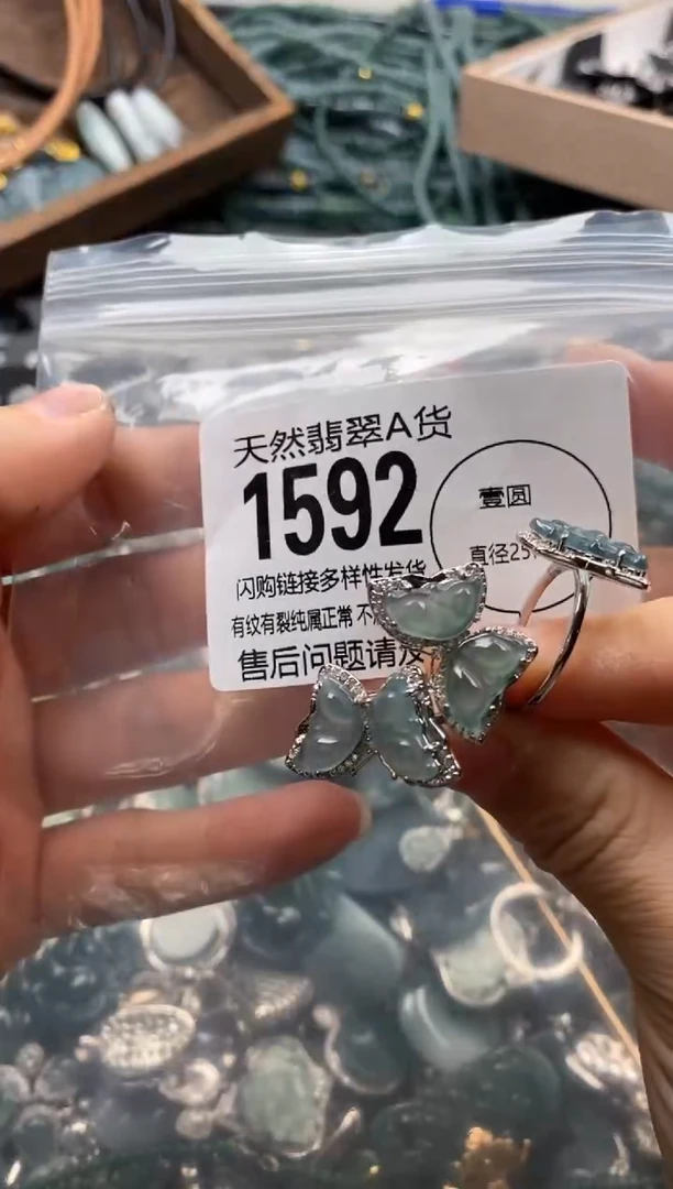 【闪购商品】翡翠颈饰未镶嵌多样性发其一1592