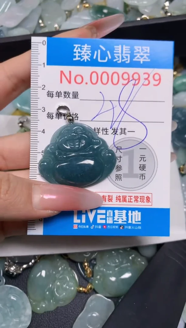 【闪购商品】翡翠颈饰未镶嵌含绳0009939