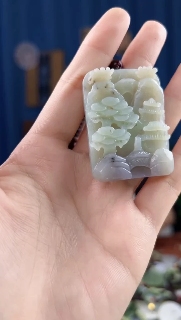 未镶嵌和田玉挂件拍一发一，