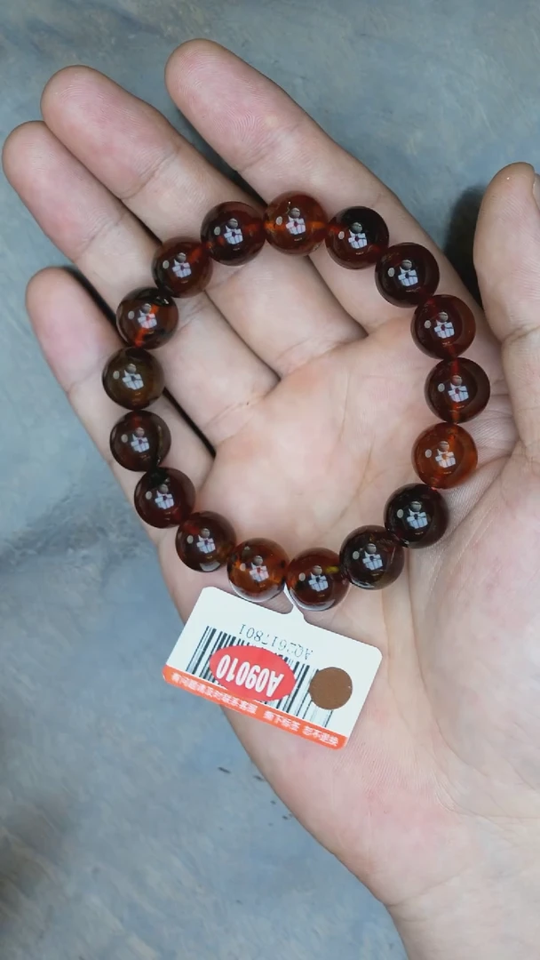 【闪购商品】琥珀裸石未镶嵌血珀手串