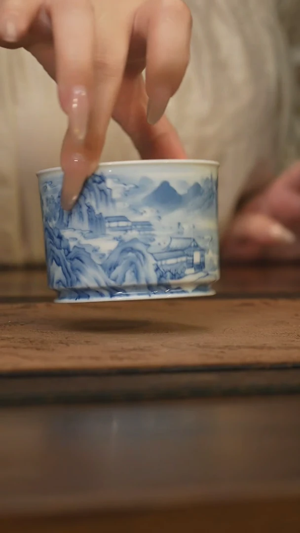 瓷片柴窑青花破价福利