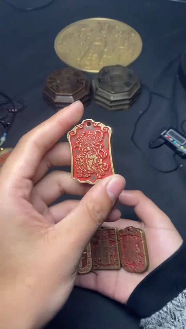 【闪购商品】铜方牌子一个赵公明