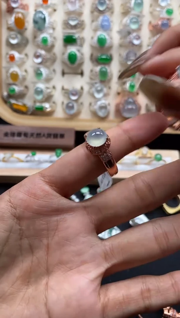 未镶嵌戒指翡翠缅甸天然a货翡翠