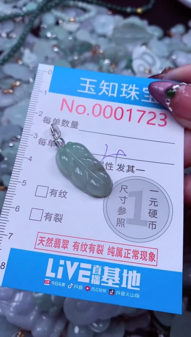 吊坠(不含链)未镶嵌翡翠1723