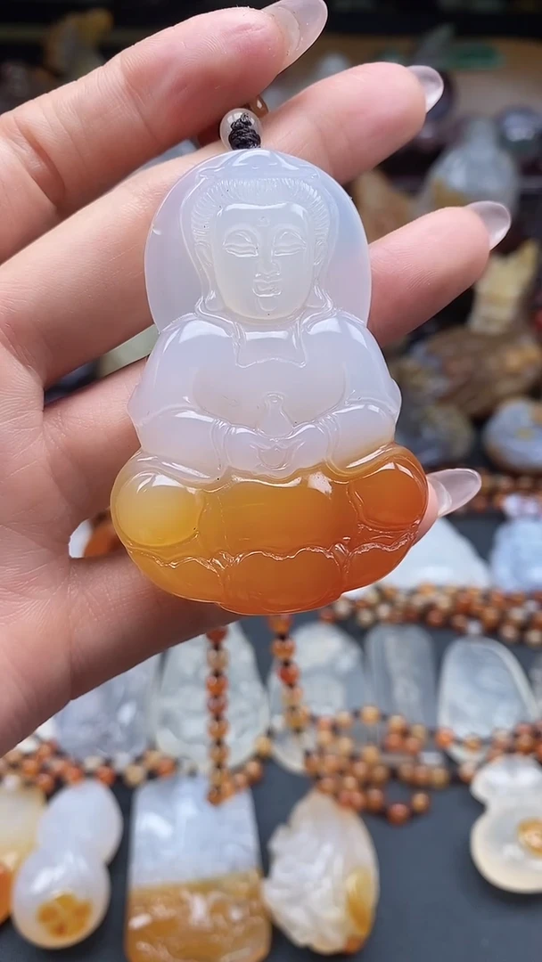 【闪购商品】玛瑙/玉髓颈饰未镶嵌dd