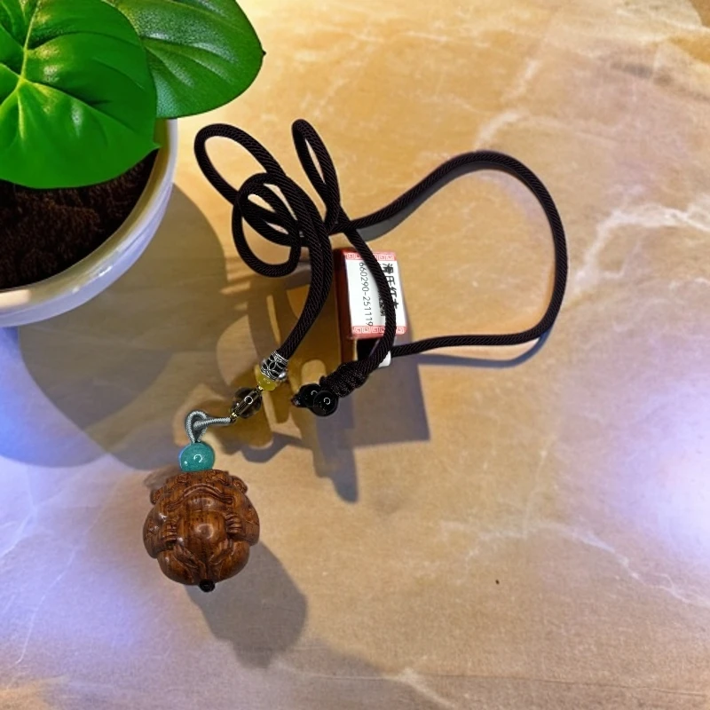 【房博专属】越南黄花梨瑞狮戏球吊坠660290-251119