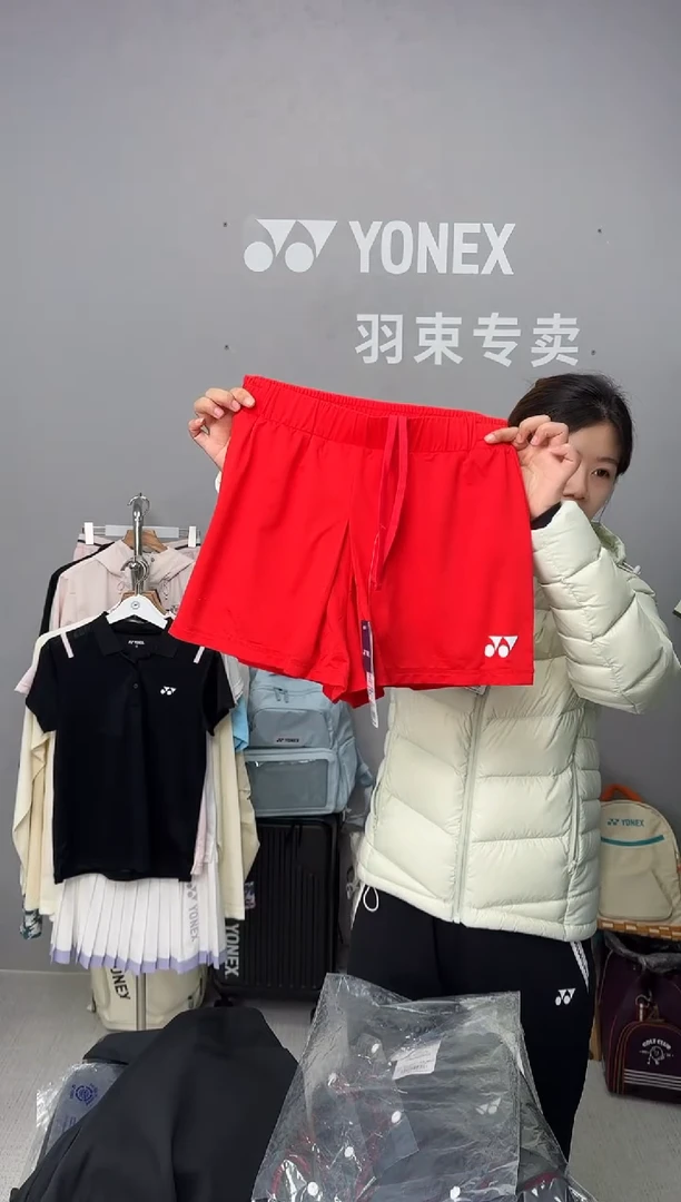 女短裤25090-459清亮红_L
