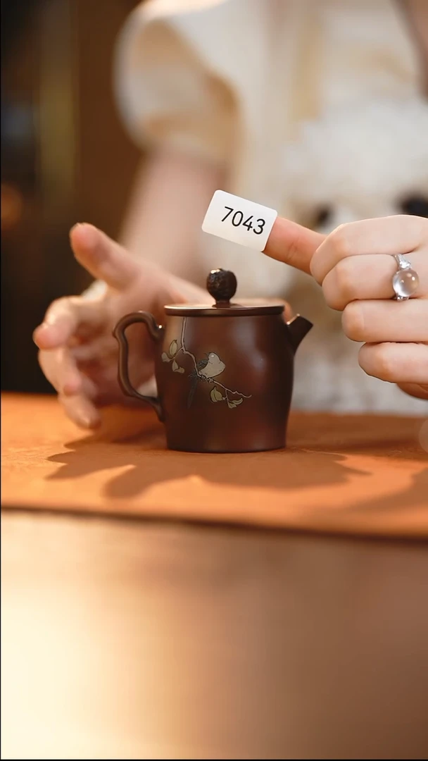 雲梦茶器紫陶茶壶7043