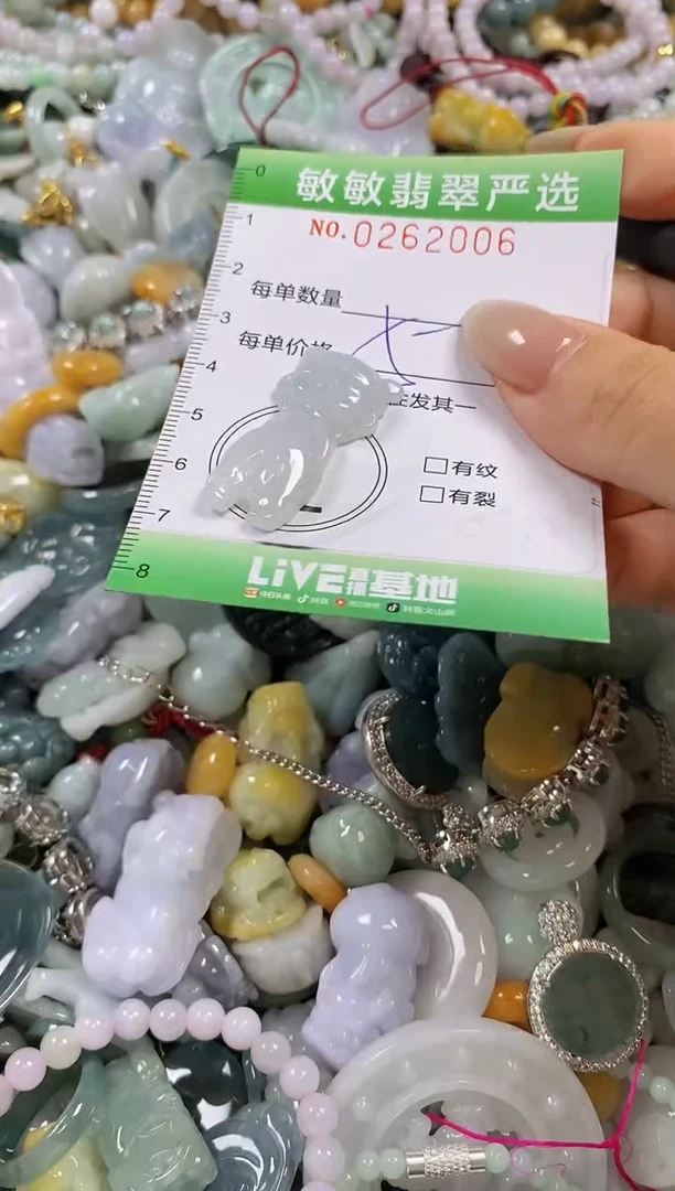 翡翠未镶嵌颈饰闪购0262006