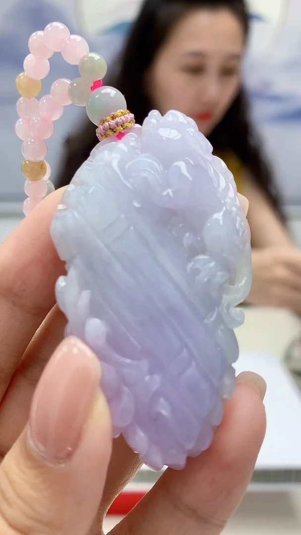 定制翡翠未镶嵌4989xx-毛货挂件49