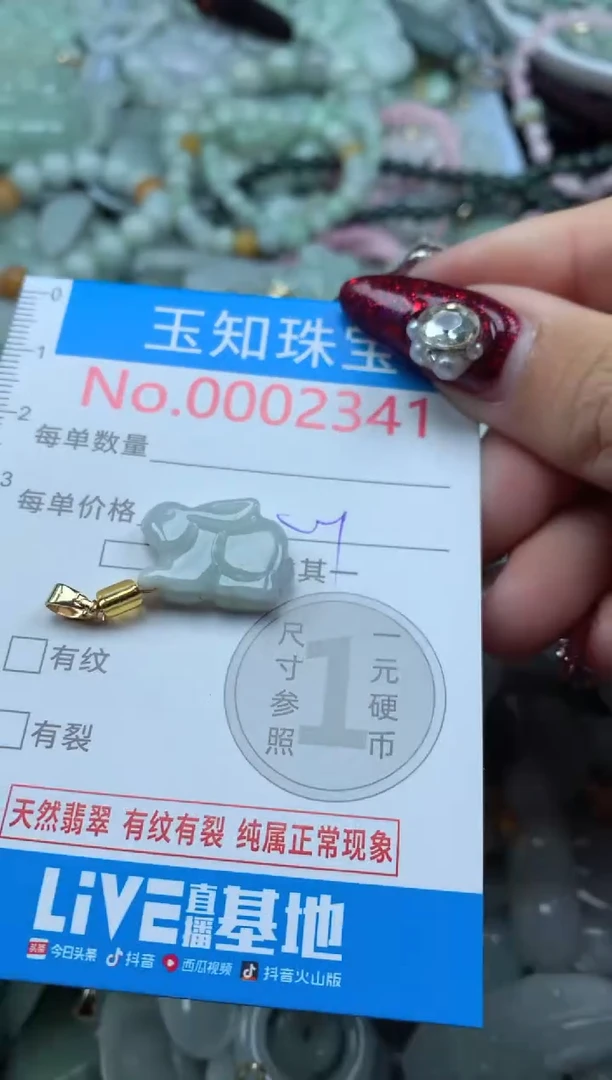 吊坠(不含链)未镶嵌翡翠2341