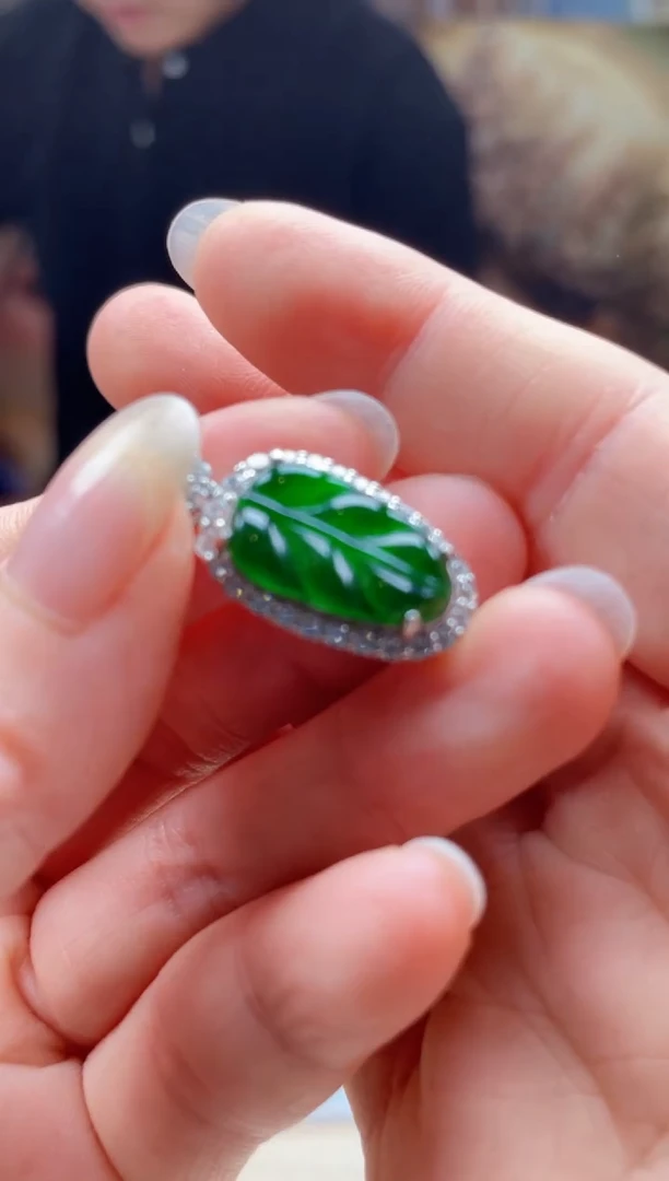 翡翠未镶嵌颈饰      *44