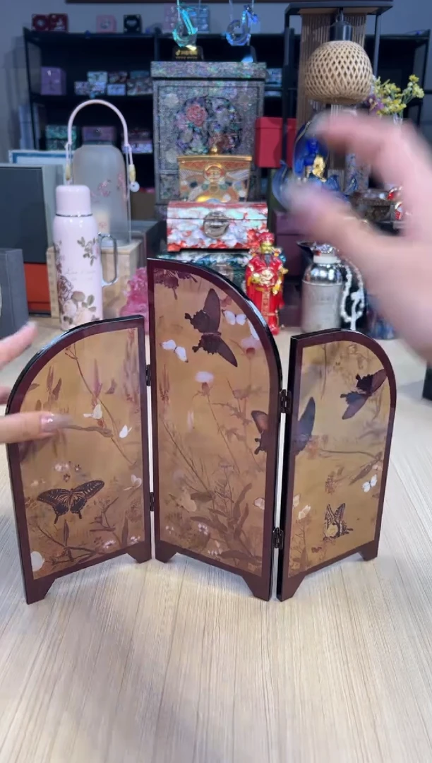 87蝴蝶屏风