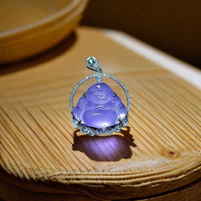 紫色佛公吊坠多样性发货任意一件